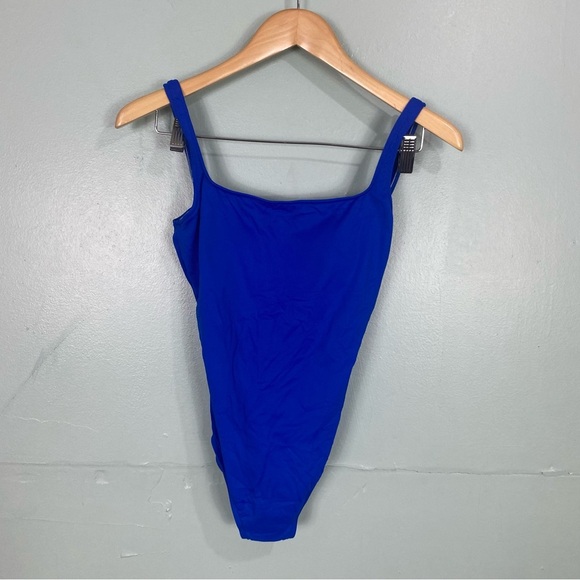Ralph Lauren Blue Label One Piece Swimsuit Side‎ Pony